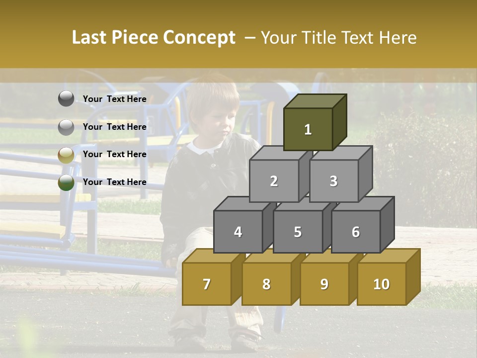 Park Sad Preschool PowerPoint Template