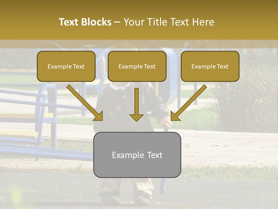 Park Sad Preschool PowerPoint Template