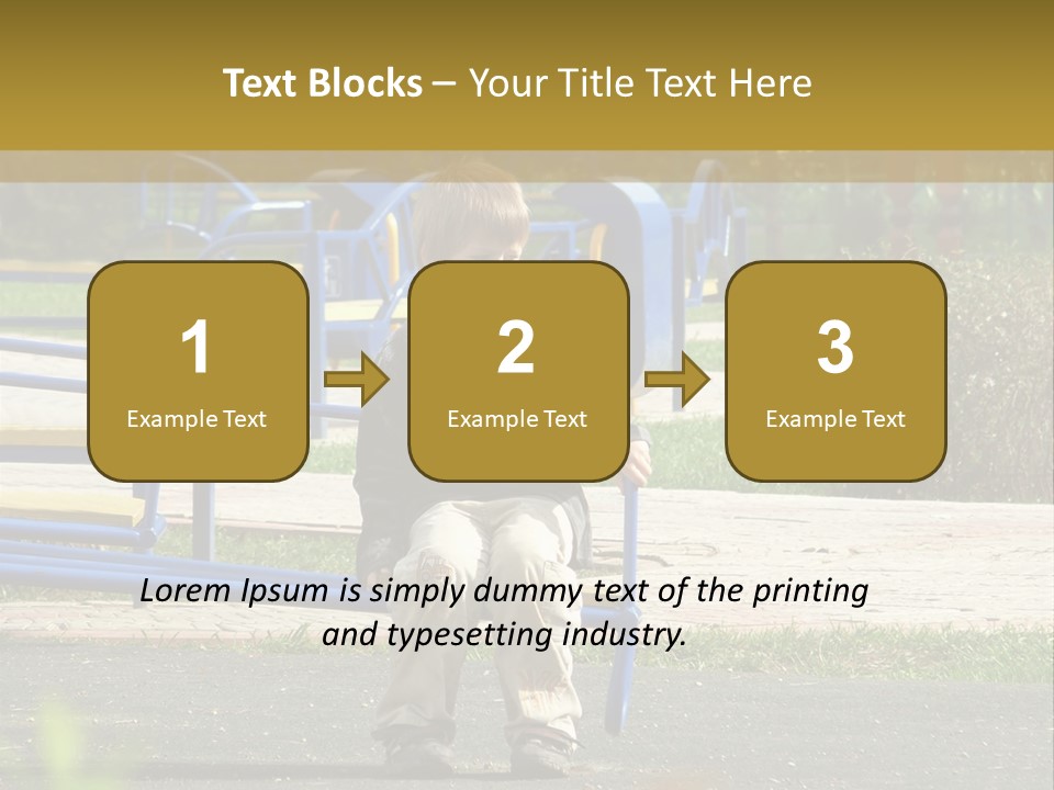 Park Sad Preschool PowerPoint Template