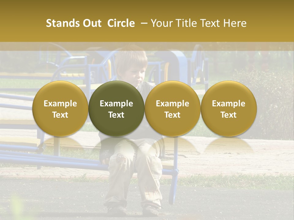 Park Sad Preschool PowerPoint Template