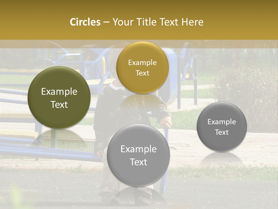 Park Sad Preschool PowerPoint Template