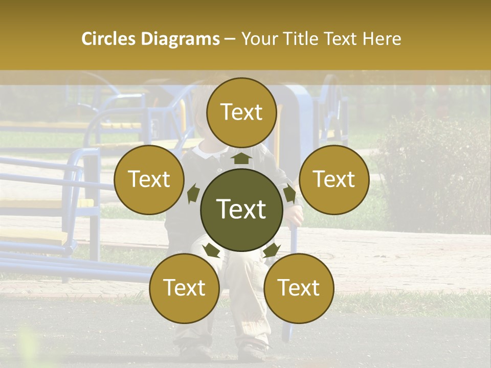 Park Sad Preschool PowerPoint Template