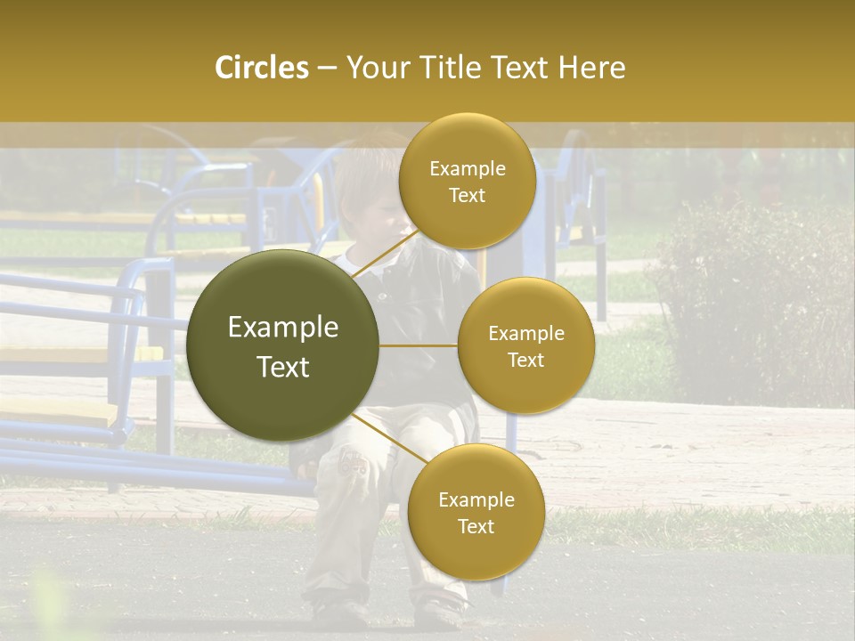 Park Sad Preschool PowerPoint Template