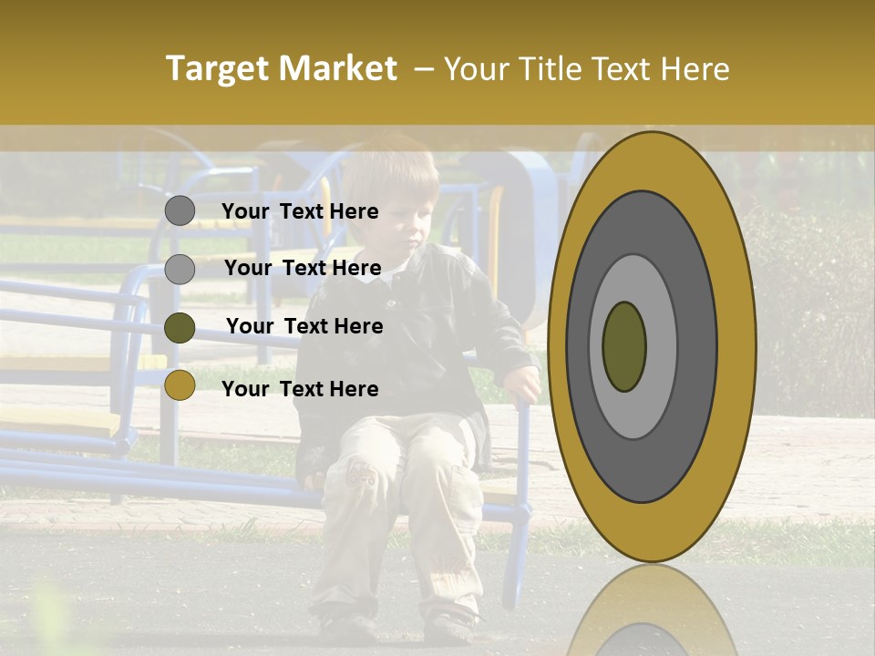 Park Sad Preschool PowerPoint Template