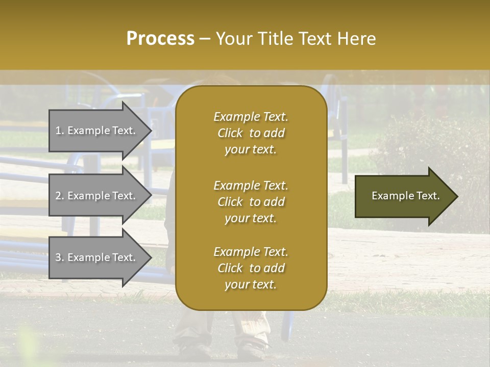 Park Sad Preschool PowerPoint Template