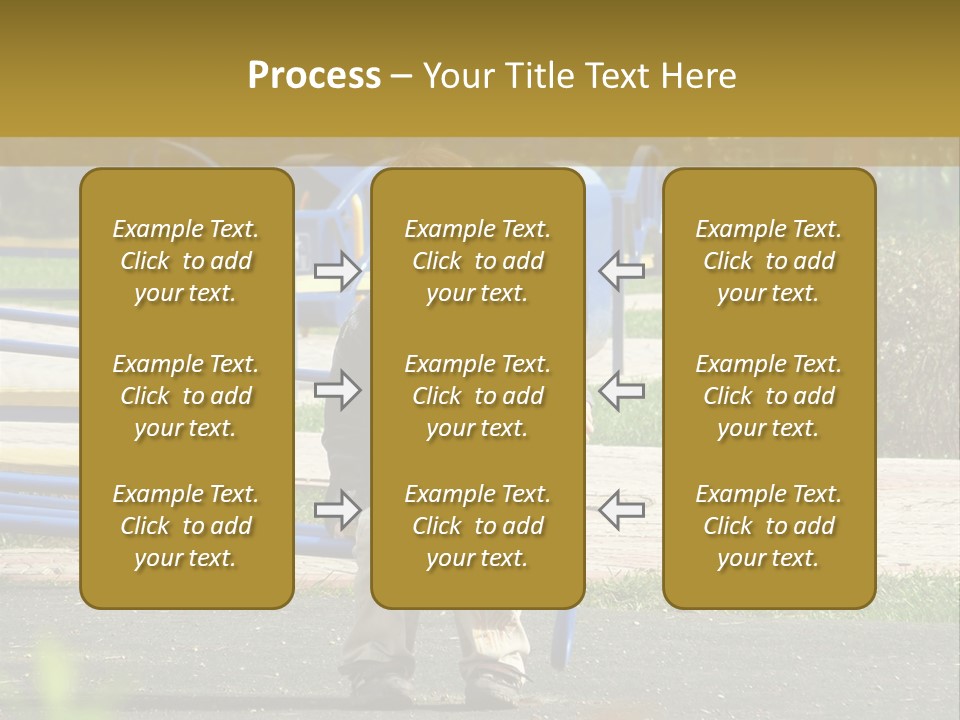 Park Sad Preschool PowerPoint Template