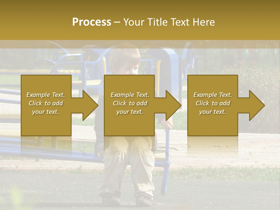 Park Sad Preschool PowerPoint Template