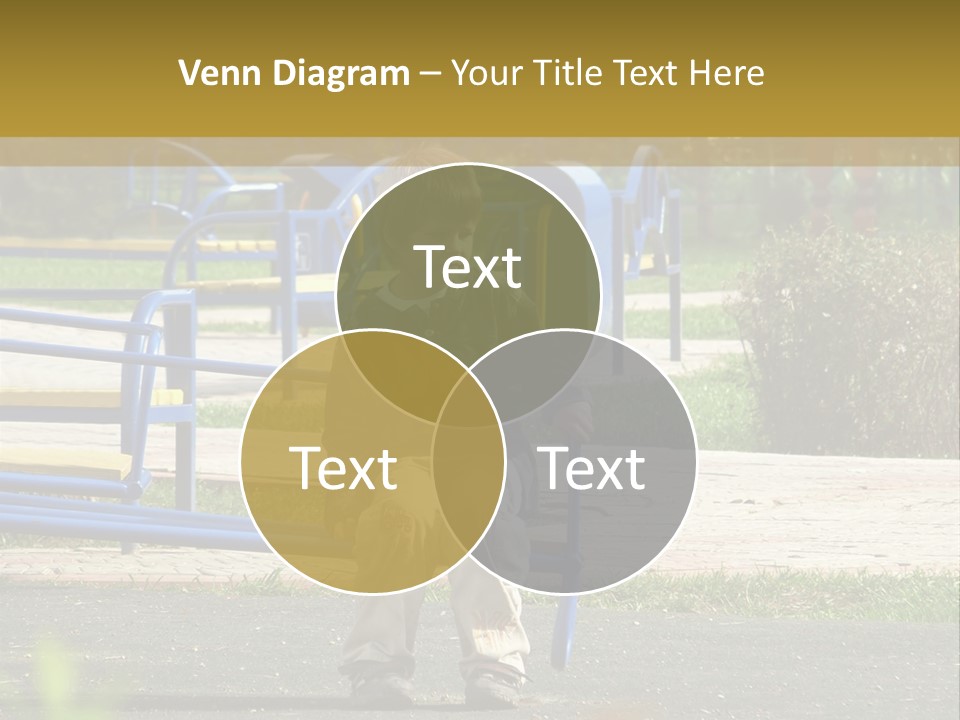 Park Sad Preschool PowerPoint Template