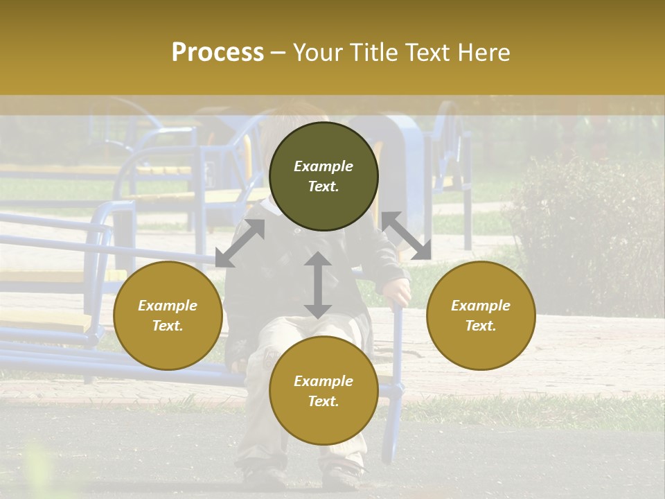 Park Sad Preschool PowerPoint Template