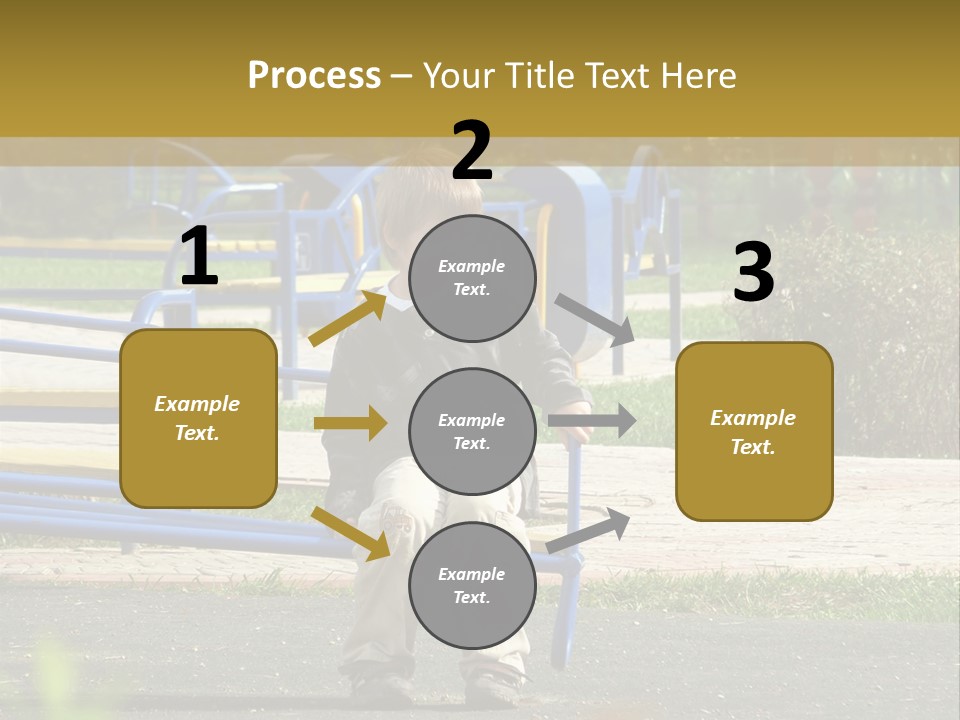 Park Sad Preschool PowerPoint Template