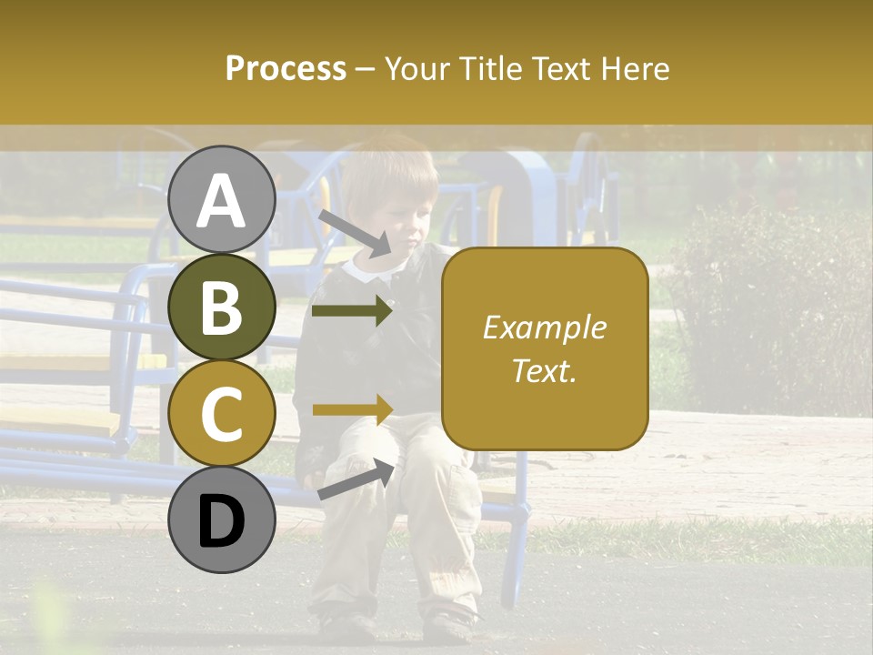 Park Sad Preschool PowerPoint Template