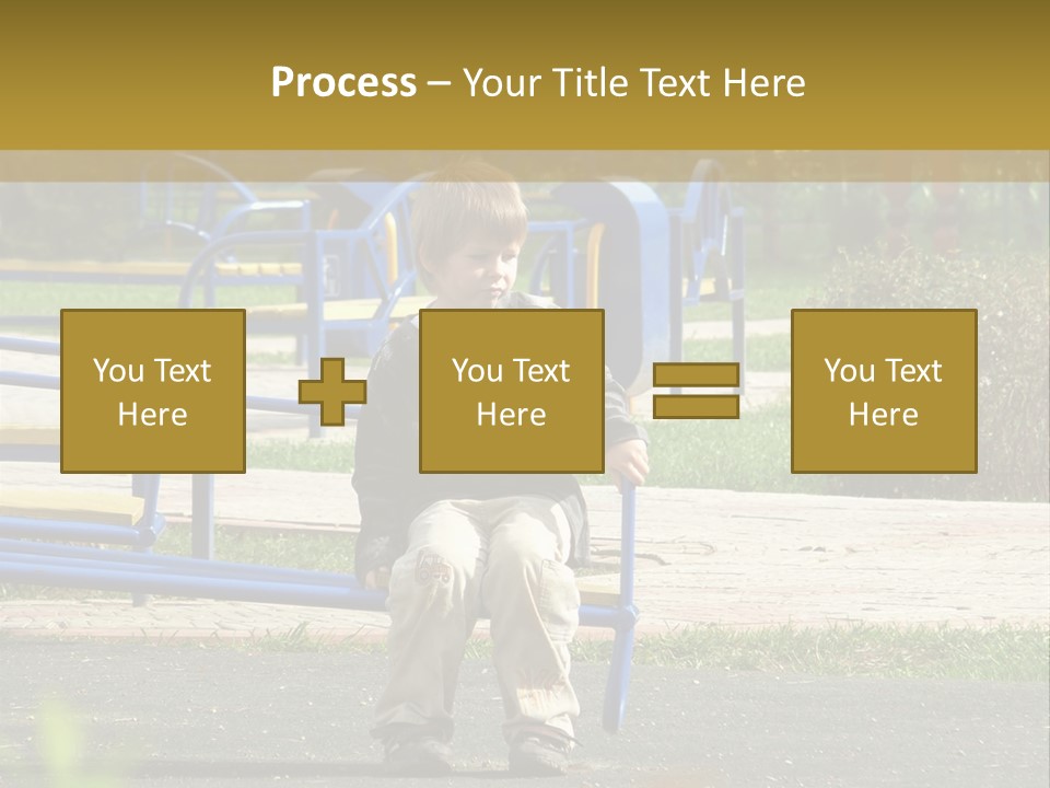 Park Sad Preschool PowerPoint Template