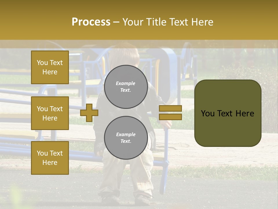 Park Sad Preschool PowerPoint Template