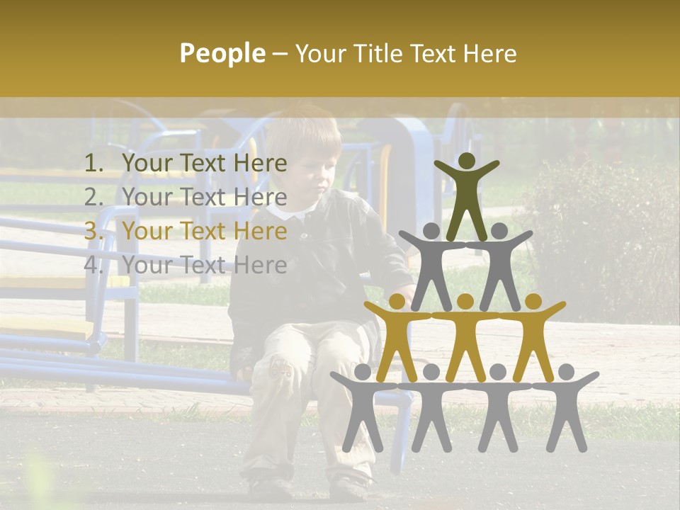 Park Sad Preschool PowerPoint Template