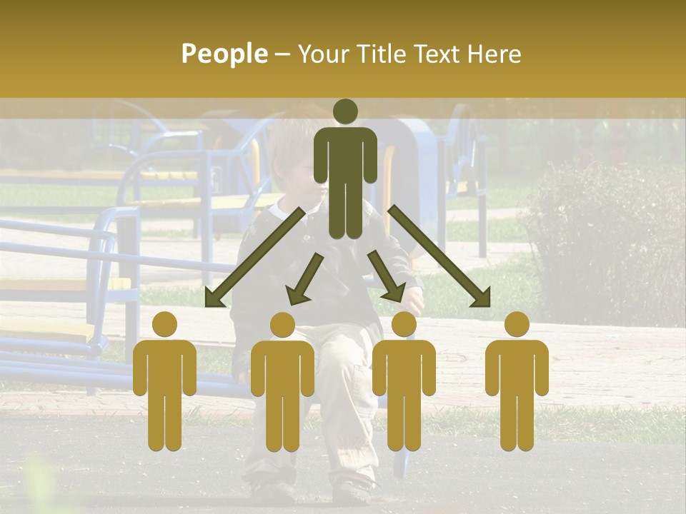 Park Sad Preschool PowerPoint Template