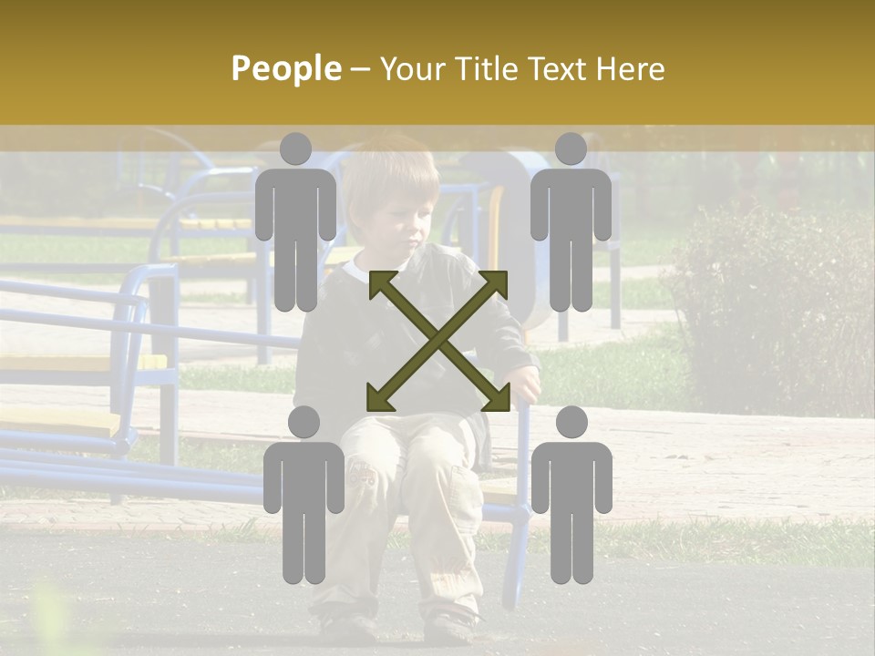 Park Sad Preschool PowerPoint Template