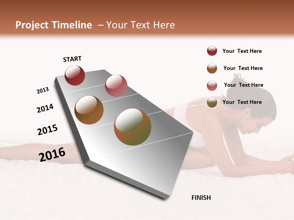 Fit Isolated Sport PowerPoint Template