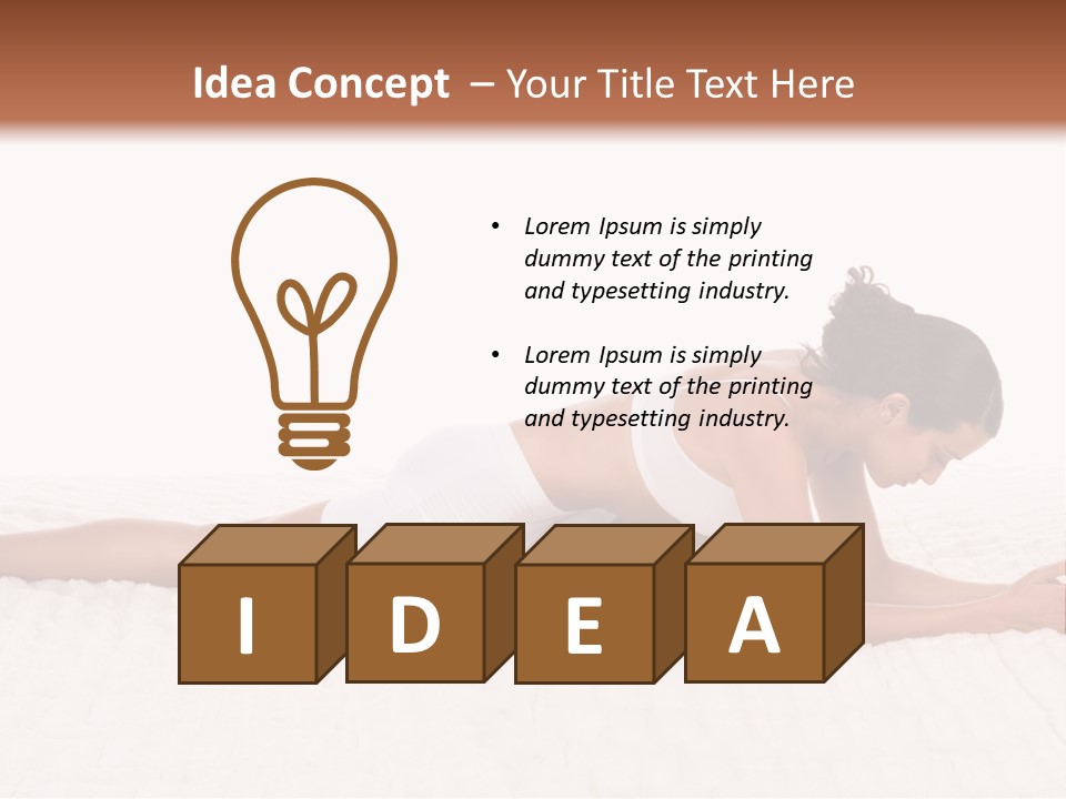 Fit Isolated Sport PowerPoint Template