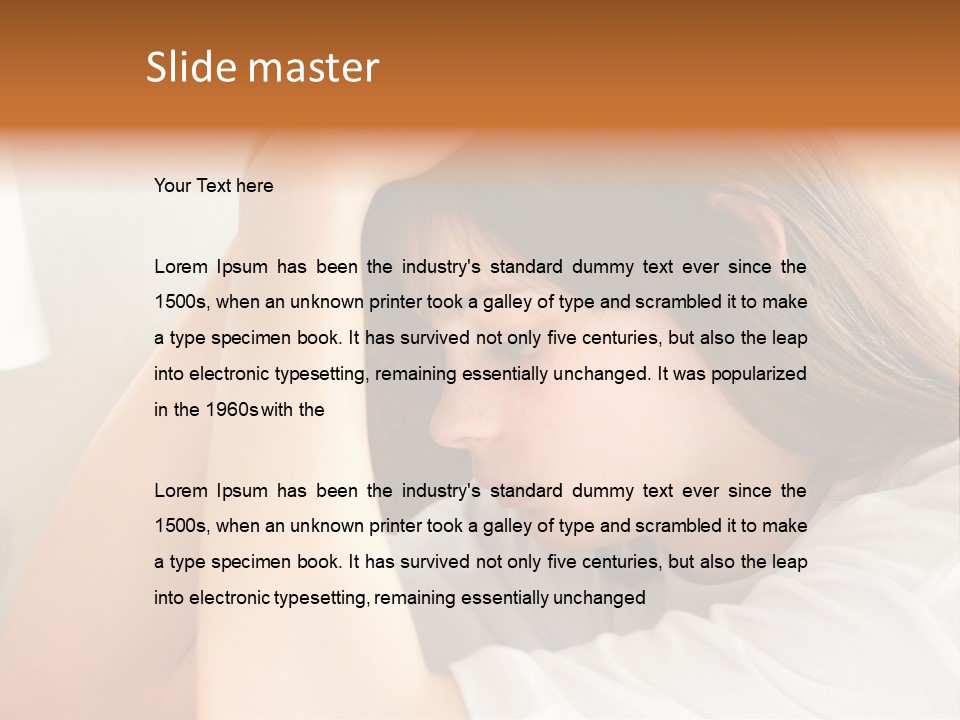 Lost Sorrow Home PowerPoint Template