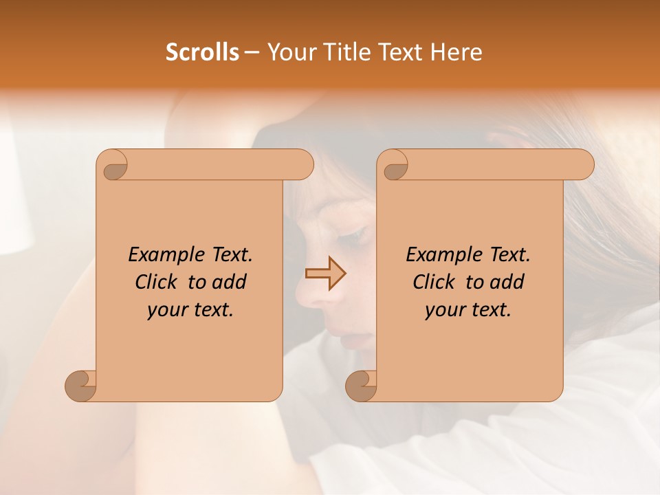 Lost Sorrow Home PowerPoint Template