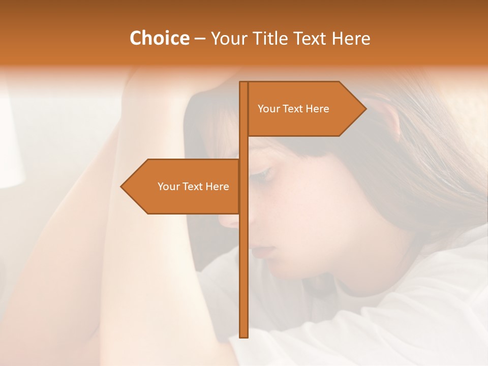 Lost Sorrow Home PowerPoint Template
