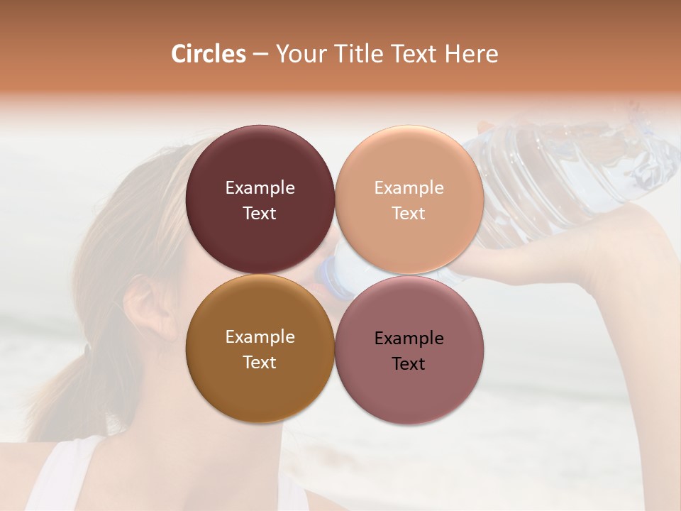 Portrait Exercising Thirst PowerPoint Template