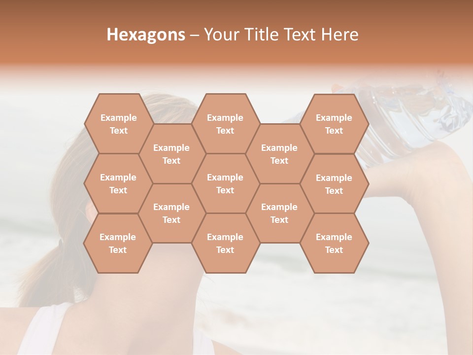 Portrait Exercising Thirst PowerPoint Template