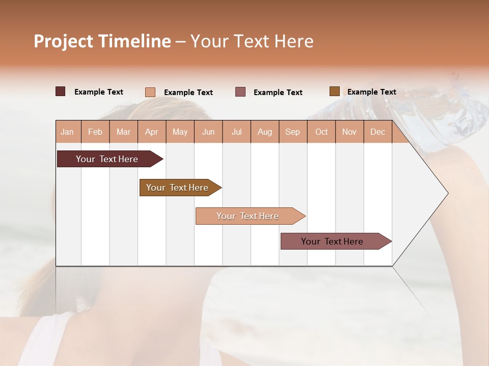 Portrait Exercising Thirst PowerPoint Template