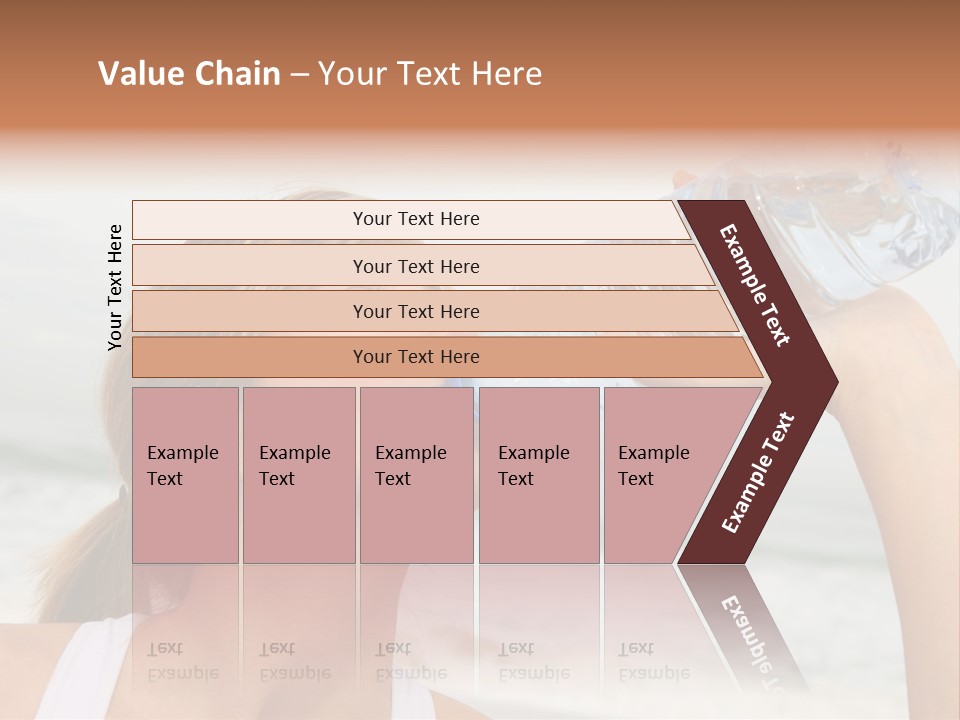 Portrait Exercising Thirst PowerPoint Template