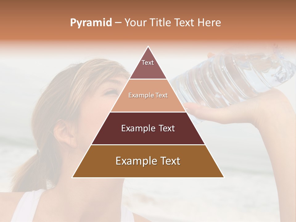 Portrait Exercising Thirst PowerPoint Template