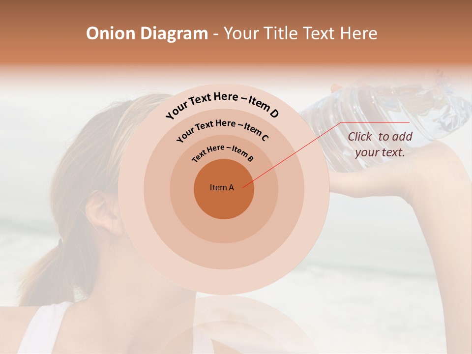 Portrait Exercising Thirst PowerPoint Template