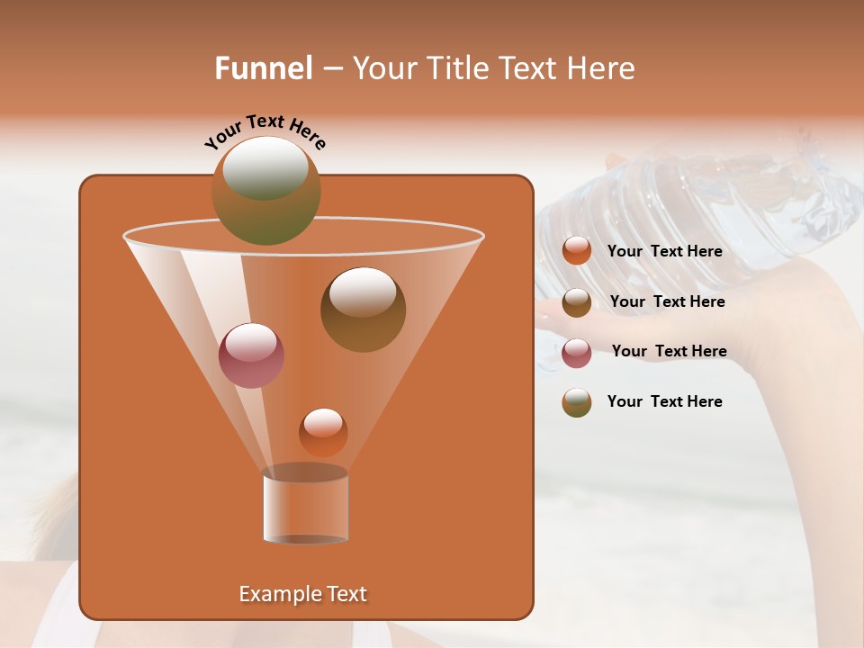 Portrait Exercising Thirst PowerPoint Template
