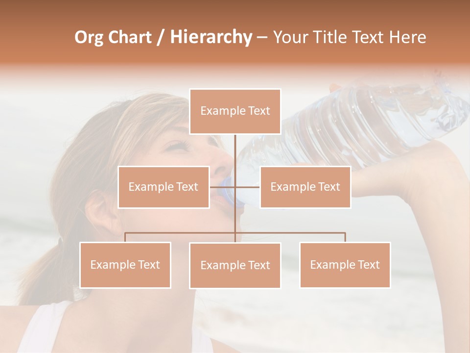 Portrait Exercising Thirst PowerPoint Template