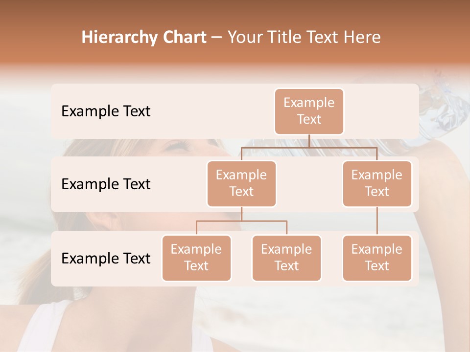 Portrait Exercising Thirst PowerPoint Template