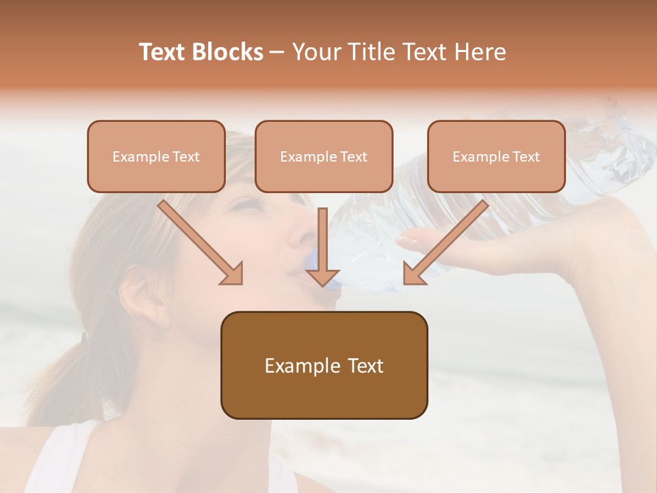 Portrait Exercising Thirst PowerPoint Template