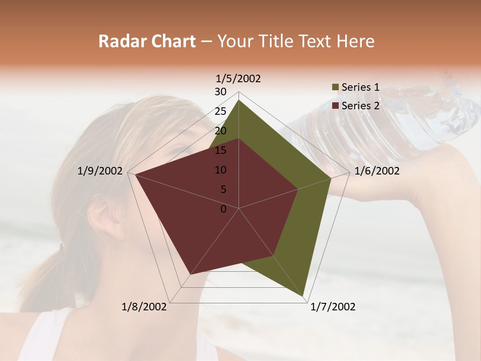 Portrait Exercising Thirst PowerPoint Template