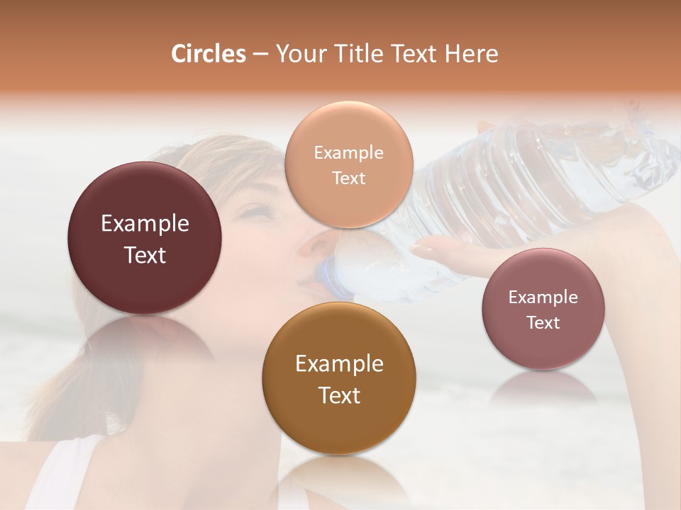 Portrait Exercising Thirst PowerPoint Template