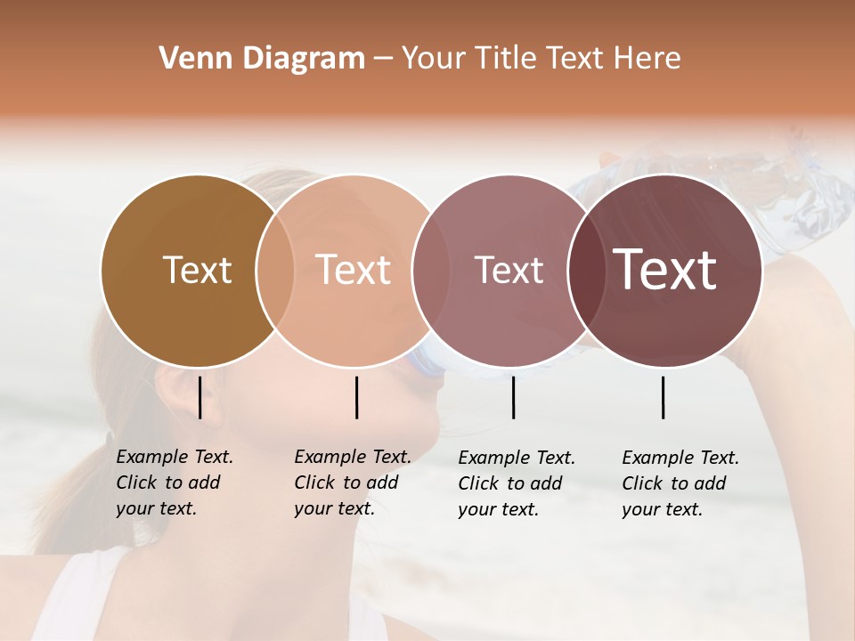 Portrait Exercising Thirst PowerPoint Template