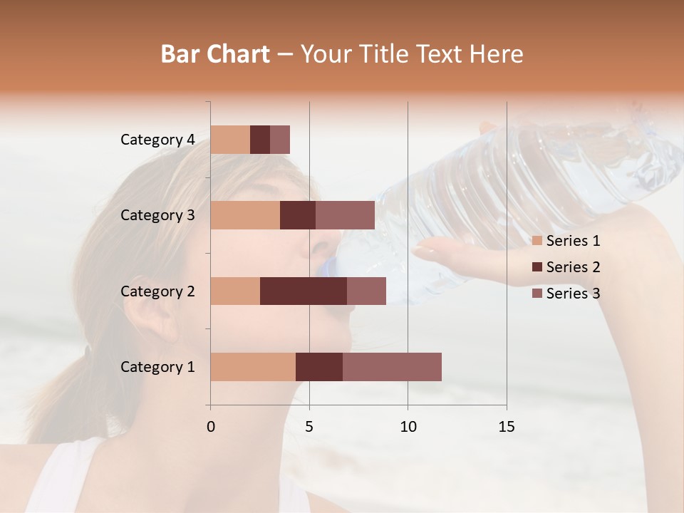 Portrait Exercising Thirst PowerPoint Template