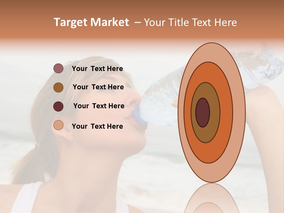 Portrait Exercising Thirst PowerPoint Template