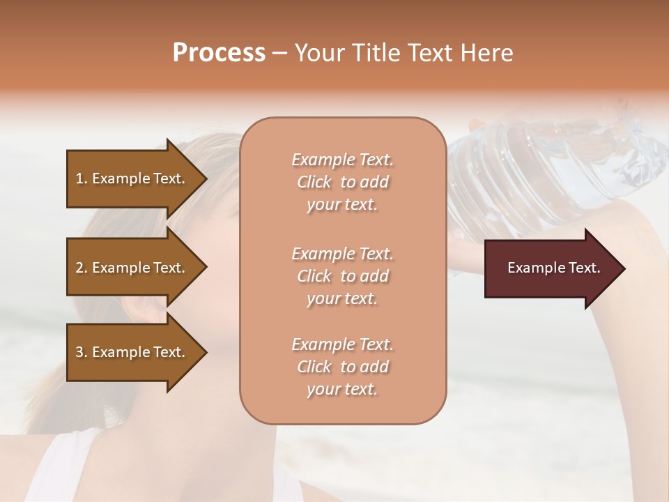 Portrait Exercising Thirst PowerPoint Template