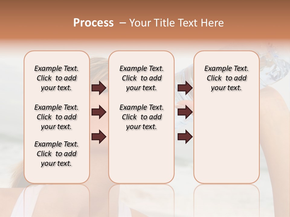 Portrait Exercising Thirst PowerPoint Template