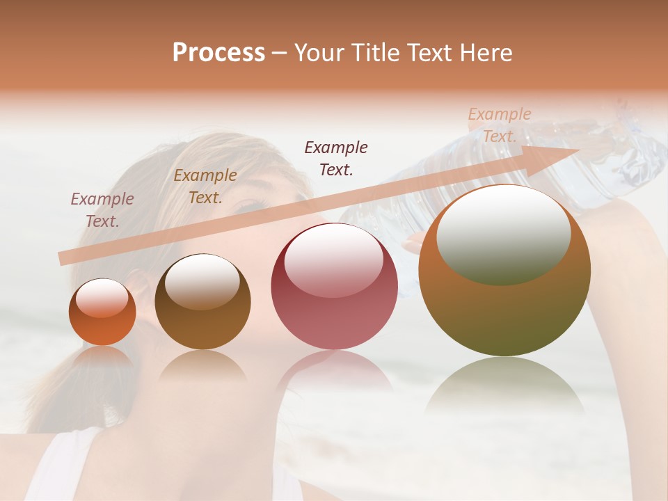 Portrait Exercising Thirst PowerPoint Template