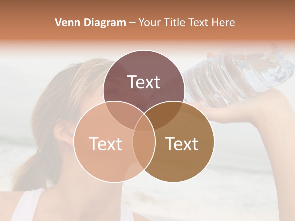 Portrait Exercising Thirst PowerPoint Template