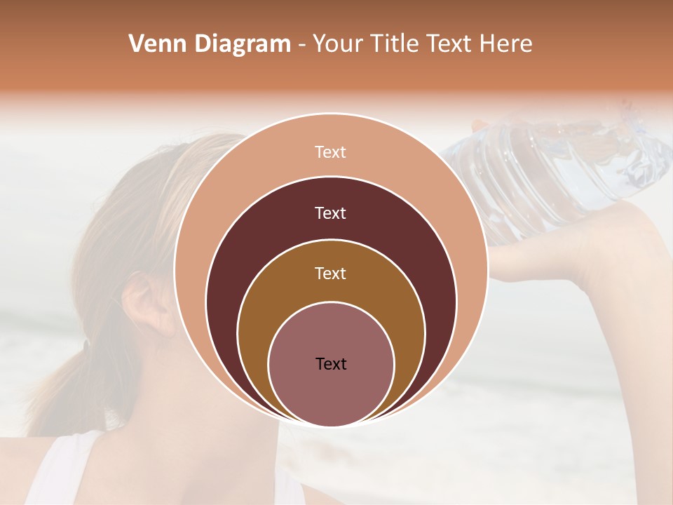 Portrait Exercising Thirst PowerPoint Template