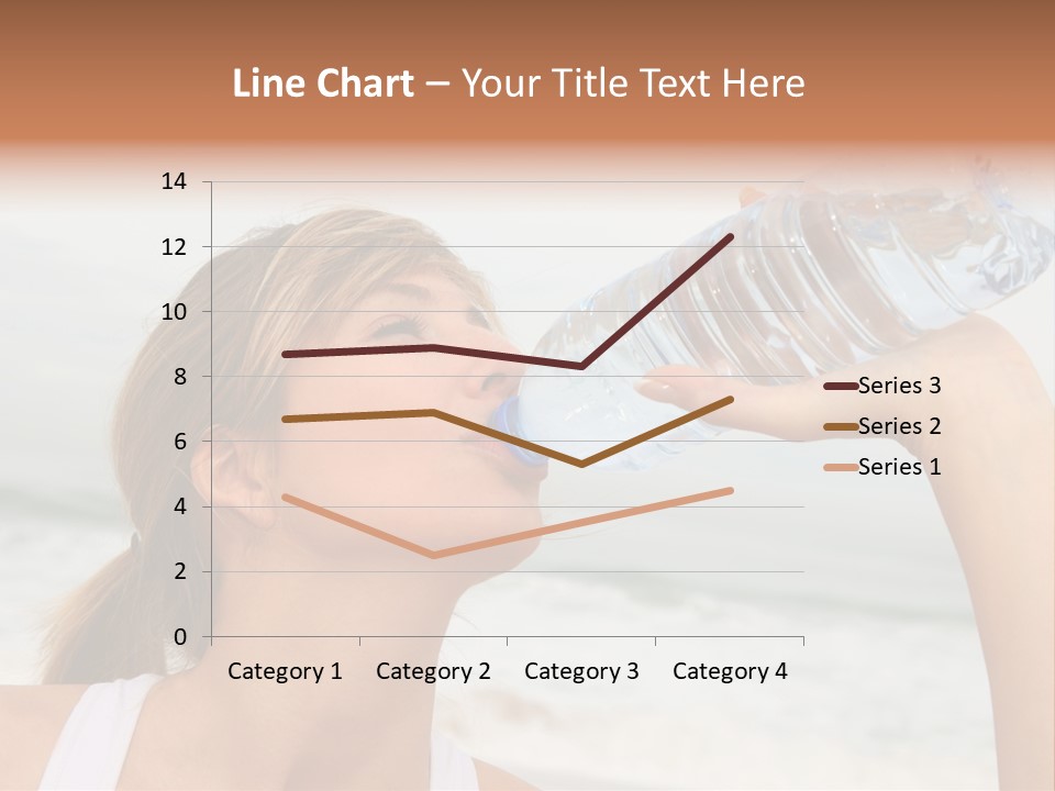 Portrait Exercising Thirst PowerPoint Template