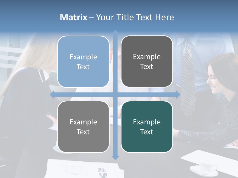 Young Corporate Staff PowerPoint Template