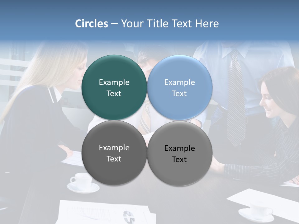 Young Corporate Staff PowerPoint Template