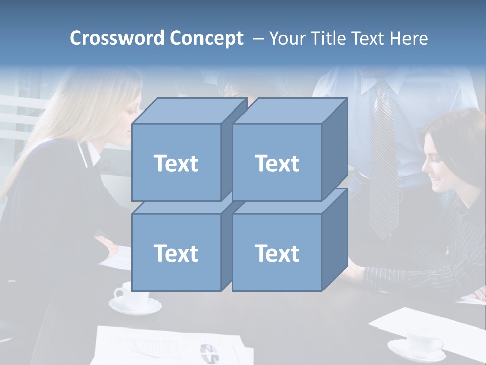 Young Corporate Staff PowerPoint Template