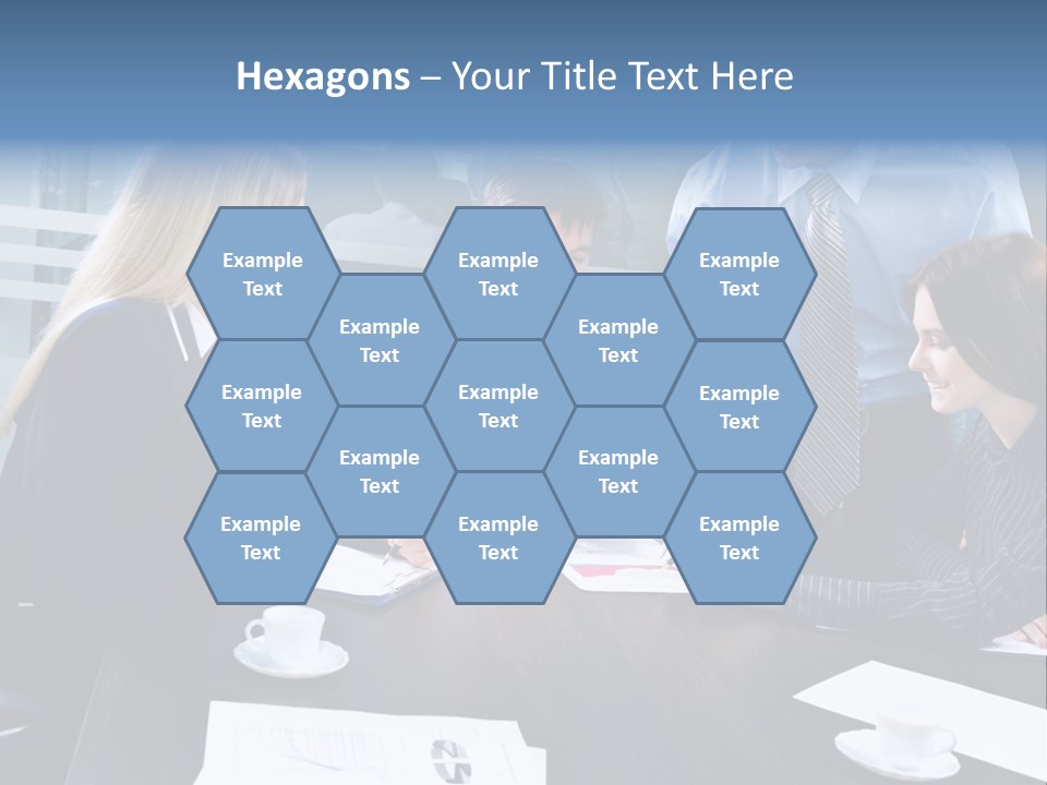 Young Corporate Staff PowerPoint Template